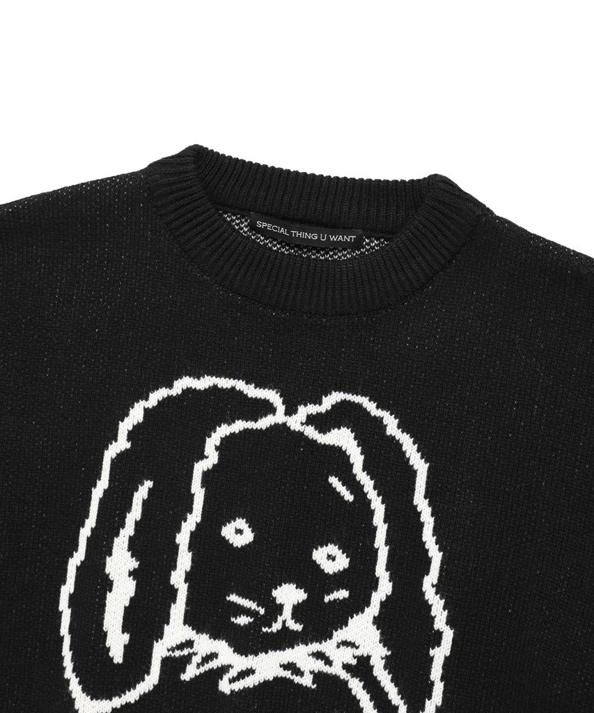 ANDTHEOTHER Black Sleeping Sweater