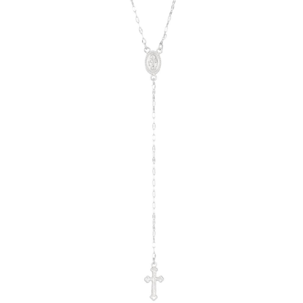 Fashion Christian Cross Necklace For Women Religious Rosary Pendant Gold Silver Color Chain Choker Female Jewelry Accessories