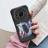 Handyhülle für Xiaomi Redmi A3 4G A3x Rosa Buchstabe Blume Schmetterling Stoßfest Weiches Silikon Cover Kameraschutz TPU Fundas