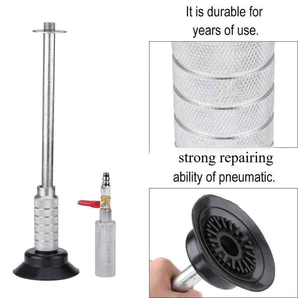 Paint-Safe Pneumatic Vacuum Suction Cup - Auto Sheet Metal Puller Hammer for Non-Damaging Dent Repair & Large-Size Dent Removal