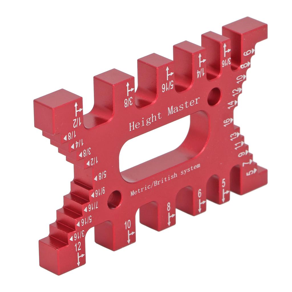 Dovetail Jig Tenon Caliper High Accuracy Scales Carpentry Router Saw Measuring Ruler for Woodworking