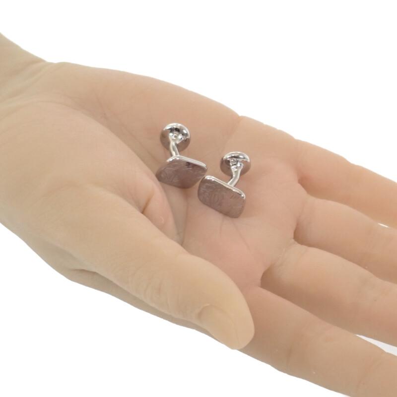 Berluti Mankiety męskie ze srebra próby 925