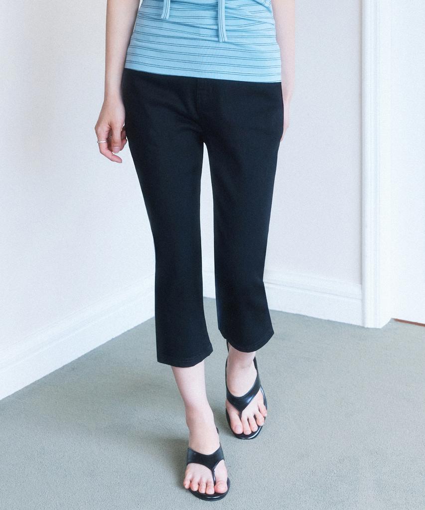 ROEM 3/4 Capri Denim Pants Rmtjg37R12