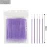 Crystal Rod Micro Brushes for Eyelash Extensions and Tattooing - Cotton Swab Applicators for Remover and Cleaning.