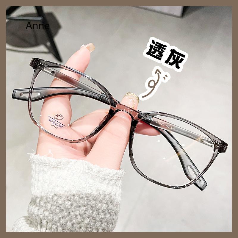 Trending Blue Light Blocking Men's Retro Glasses TR90 Anti Radiation Eyeglasses Women Round Transparent Fashion Eyewear
