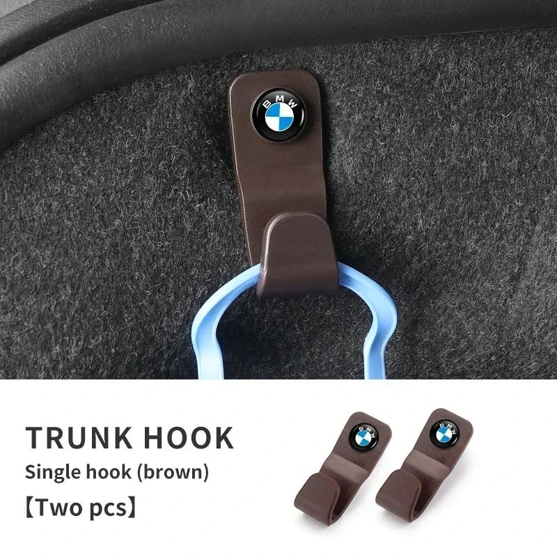 -Ganchos de Almacenamiento para Maletero de Coche Organizador de Maletero para Sedán Automático Para BMW Serie 3 5 G30 G60 F10 F20 F22 F32 F33 F36 F06 G11 G70 F30 G20 G32