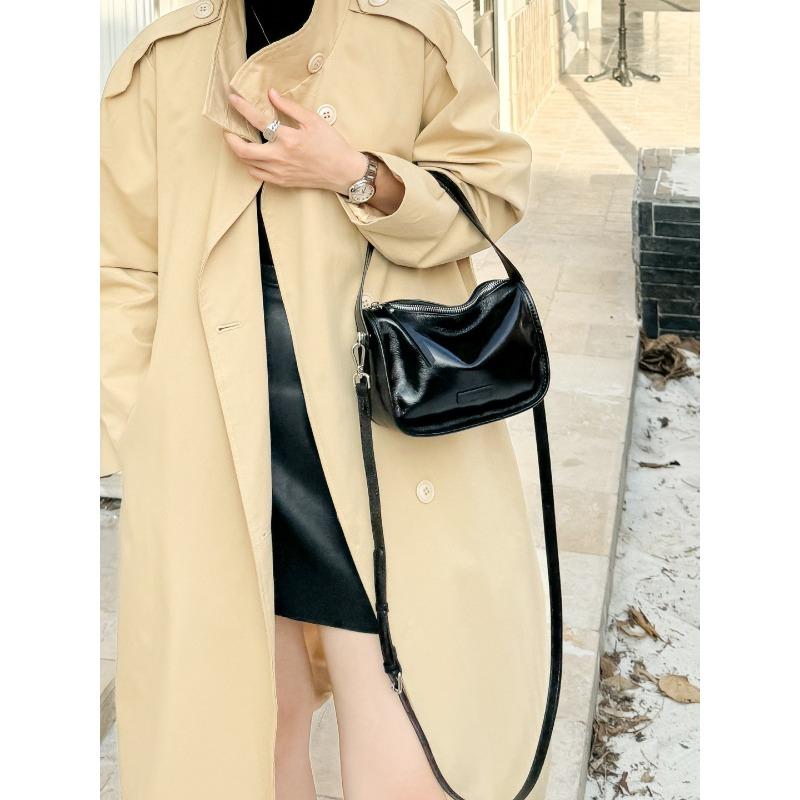 High Sense Underarm Bag Women's Casual Fashion Bag Women's Leather Crossbody Bag Fashion Vintage Single Shoulder Crossbody Bag