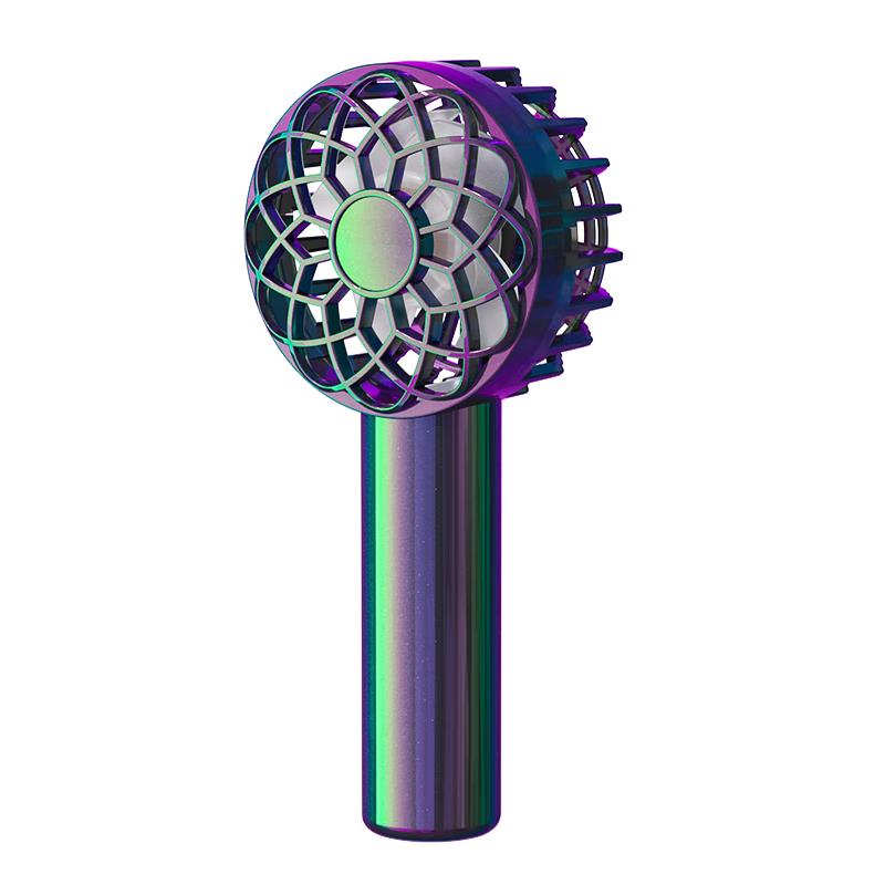 Newmine Portable Handheld Mini Fan (13H Battery, RGB Light)