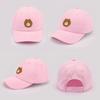 Cartoon Round Face Bear Baby Baseball Cap Cute Solid Color Toddler Sun Hat with Ears Summer Adjustable Kids Boy Girl Peaked Cap