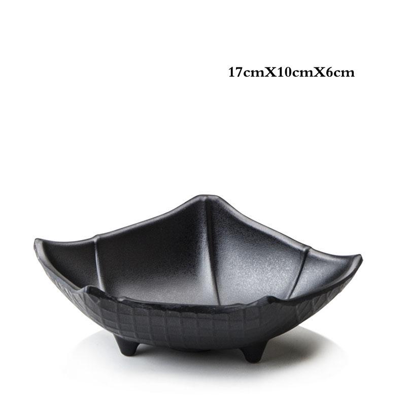 

Набор кухонных принадлежностей, креативная черная костяная тарелка из пищевого пластика, индивидуальная тарелка для суши, фруктов, десерта, ресторанное кухонное блюдо