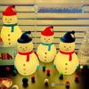 Tragbares LED Schneemann Weihnachts-Nachtlicht
