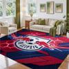 RB Leipzig Football Design Crystal Velvet Rug Soft Decorative Mat for Bedroom Entrance