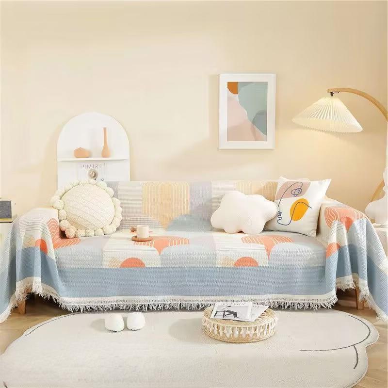 Sommer Sofa Luft, Neue Sofabezug Abdeckung, Wohnzimmer Sofa Handtuch, Abdecktuch, Einzelne Chaiselongue Bit Staubdichte Sofakissen