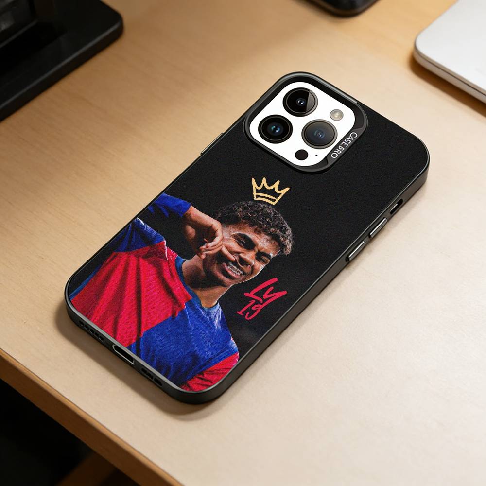 Чехол для телефона L-Lamine Y-Yamal для iPhone 17,16,15,14,13,12,11 Plus,Pro Max,XS, Цветной Серебристый Черный Чехол
