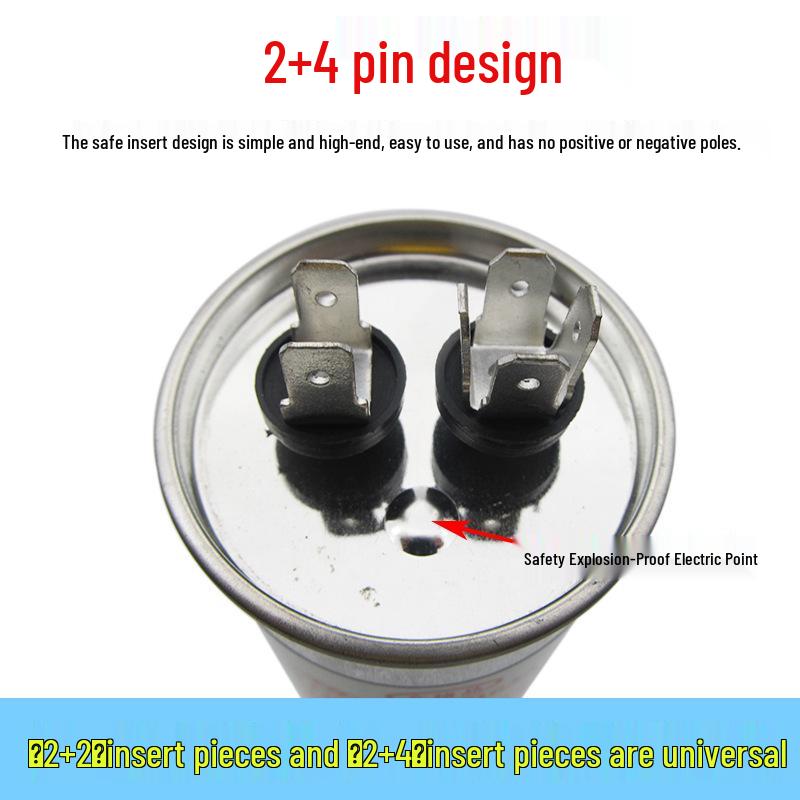 Explosion-Proof CBB65 Air Conditioner Capacitor 20-80UF 450V