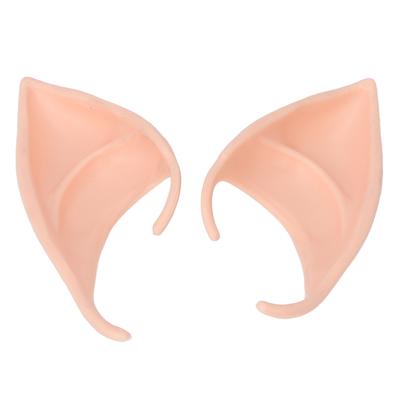 Cosplay Fairy Elf Ears Soft Plastic Cement False Artificial Ears Costume Props for Halloween