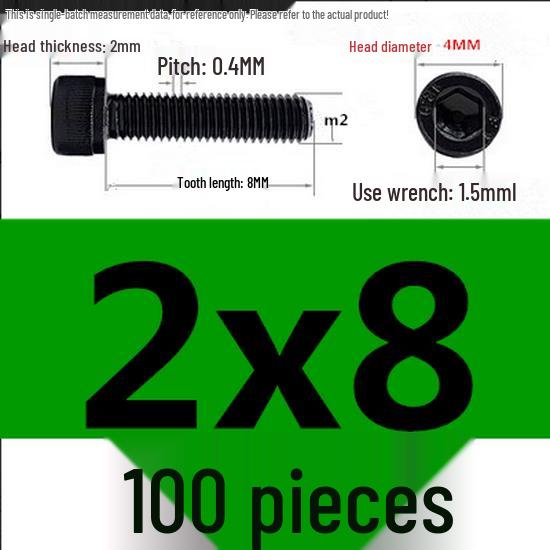 High-Strength Grade 12.9 Internal Hex Head Screws M1.4-M20