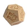 Cross-Border Twelve-Sided Wooden Dice Set: Laser Engraved Fun Bar Drinking Game Dice for Couples