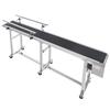 Belt Conveyor, 71 X 7.8 Inch Conveyor Table, Heavy Duty Stainless Steel Motorized Belt Conveyor for Inkjet Coding Applications Powered PVC Belt