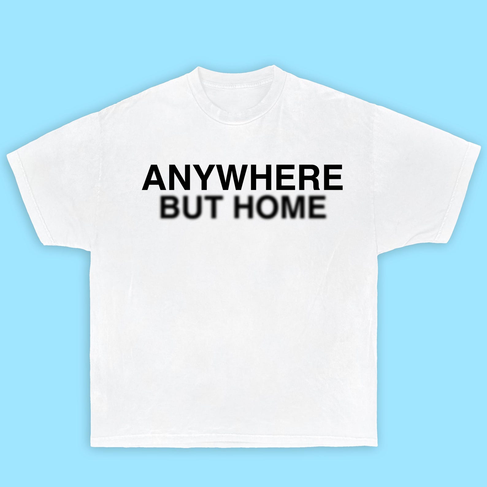 ANYWHERE Graphic Boxy T-Shirt L