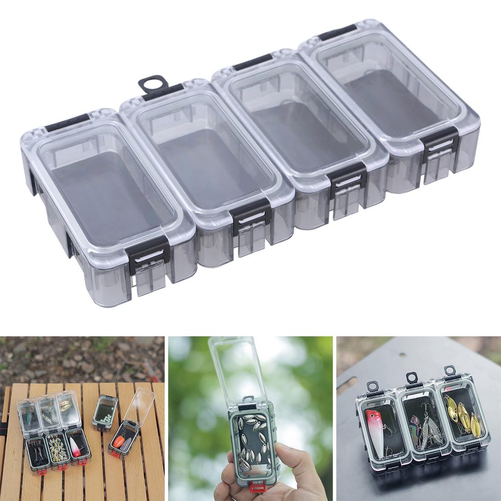 Fishing Accessory Container Magnetic Lures Box, Splicing Glow In The Dark Clear Waterproof Hooks Baits Angling Tool Box