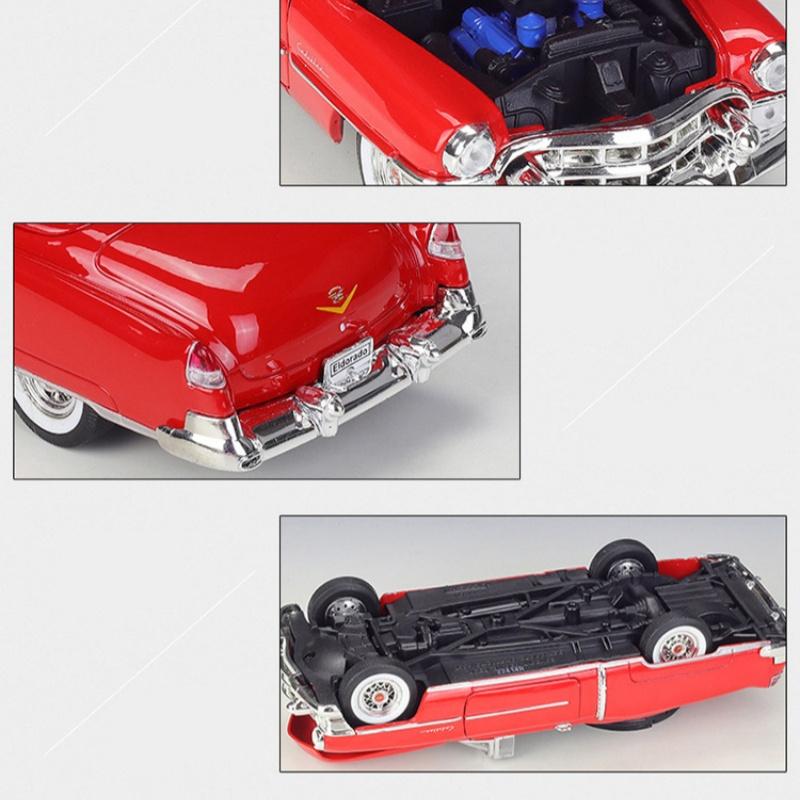 Welly 1/24 1953 Cadillac Eldorado Alloy Miniature Car Model Diecast Metal Scale Model Car Diecast Metal Static Collection Childr
