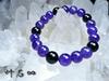 Kanoishi Stone for Warding Off Evil Spirits and Bad Morion Amethyst Bracelet for Power Natural 10mm Medium 16cm [Guardian Luck!] Men, Stone, Stone,