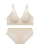 Kodejeukeombainineoweeo Comfort Shellon Wireless Bra And Panty Set_Misty Rose