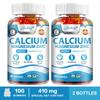 Calcium, Magnesium & Zink Gemengde Gummies, 410 mg, Immuunondersteuning, Geschikt voor Mannen en Vrouwen