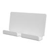 2pcs Tablet Wall Mount Holder Acrylic Tablet Wall Stand with Hole for Smartphone Electronic Reader
