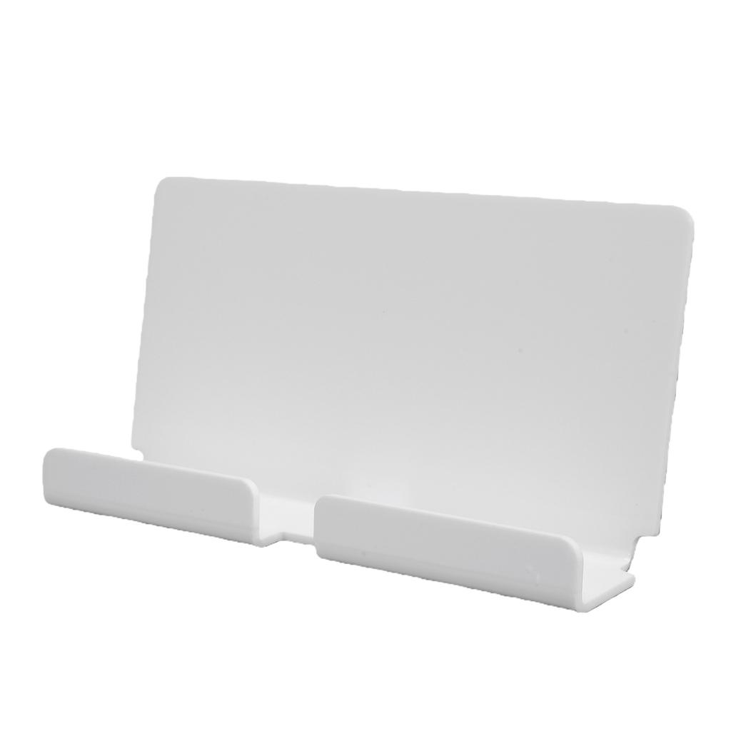 2pcs Tablet Wall Mount Holder Acrylic Tablet Wall Stand with Hole for Smartphone Electronic Reader