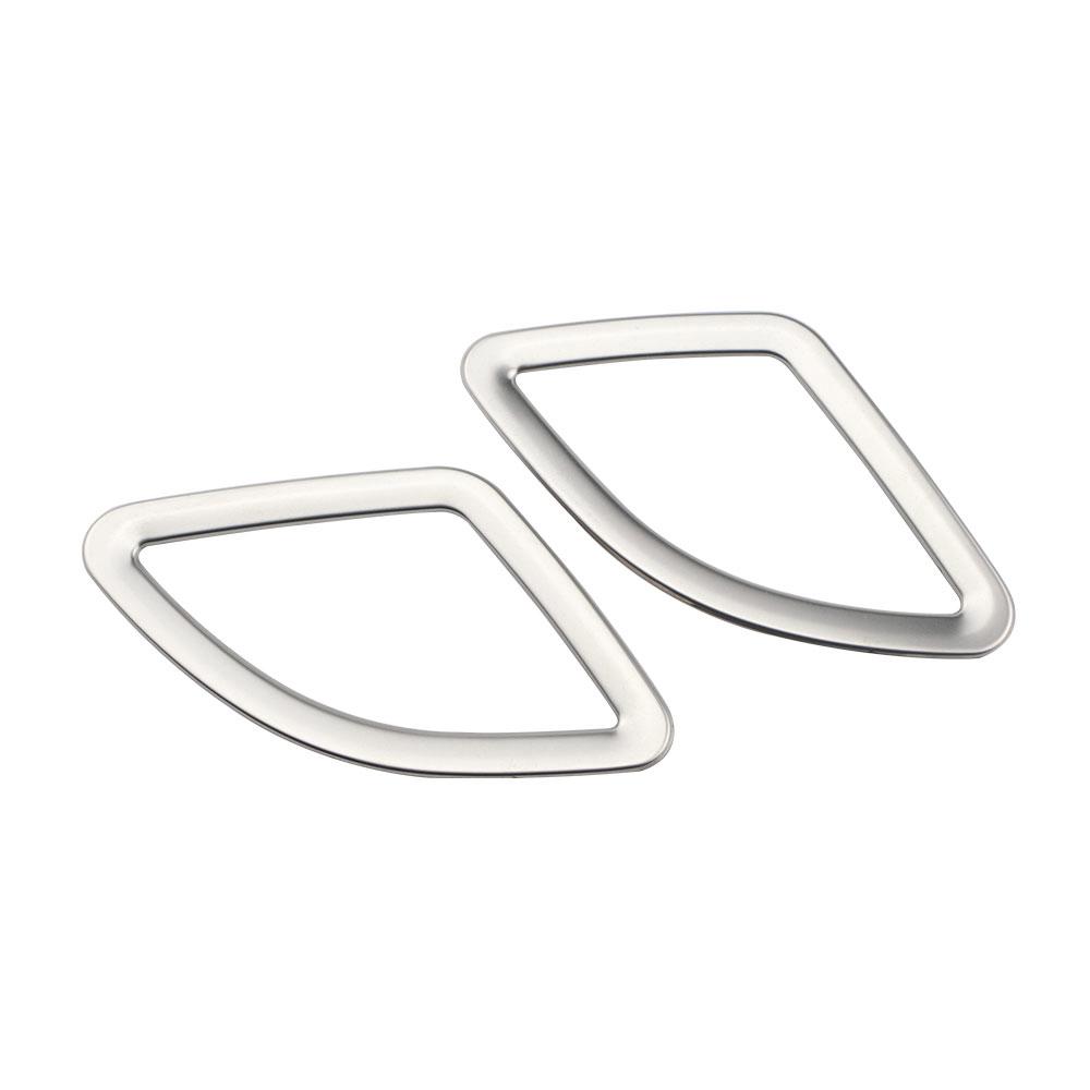 For BMW X1 F48 2016-2025 LHD Car AC Vent Cover 2Pcs Front Air Conditioning Outlet Decoration Sticker Interior Accessories