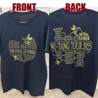 Wu-Tang Clan 2025 Final Chamber Tour  Honeycomb Art Reprint S-4XL Unisex T-Shirt