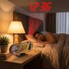 Large Screen Projection Alarm Clock Temperature RGB Mood Light Digital Alarm Clock Clear Time Intelligent Electronic