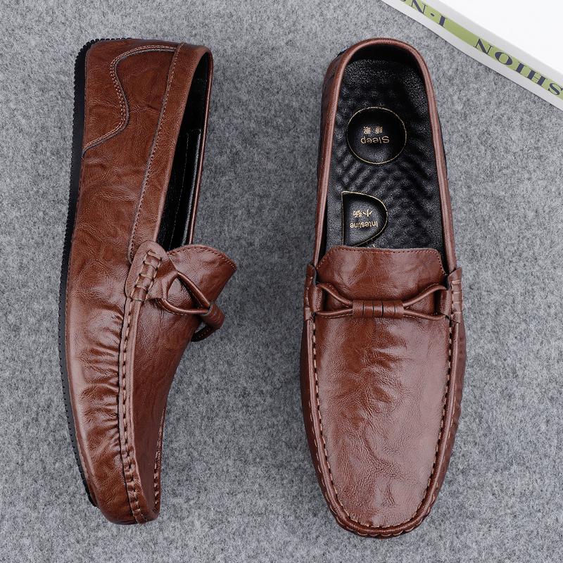 Fashion Fashion Casual Shoes Comfortable Mens Loafers Lightweight Slip on Flats Leisure Walk Male Driving Shoes Hollow Out Men Moccasins