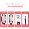 Black Foot Scrubber Pedicure Set - 7-Piece Tool Kit for Removing Dead Skin and Calluses