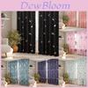 Nordic Style Blackout Window Curtain With Velcro And Hooks For Modern Homes