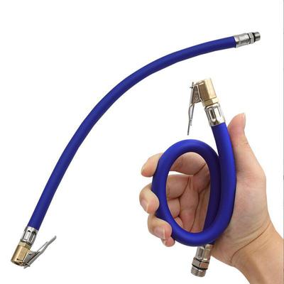 Mangueira Infladora de Pneu de Carro Tubo de Extensão Portátil para Inflar Pneus Tubo Flexível para Compressor de Ar de Pneu Bico com Rosca para Carro Automóvel
