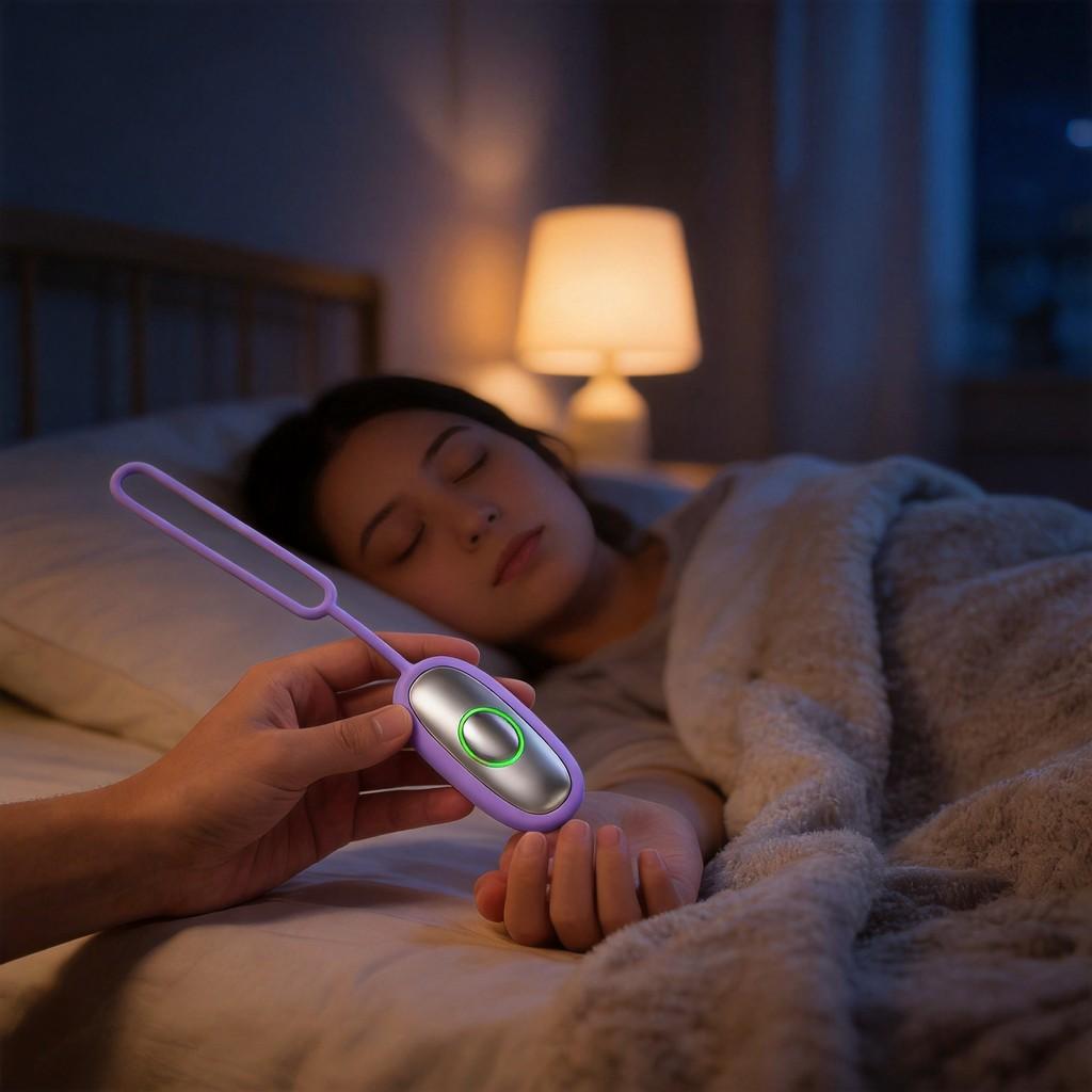 Portable Sleep Aid With Microcurrent Technology For Restful Nights And Stress Relief