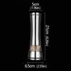 Stainless Steel Manual Salt Pepper Mill Adjustable Pepper Seasoning Bottle Spice Grinding Containers Mill Shakers Kitchen Gadge