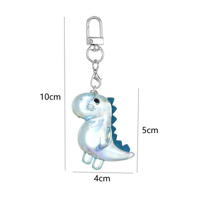 Süßer Acryl-Dinosaurier-Schlüsselanhänger, gepaart mit stabiler Schnalle, Tägliche lässige Rucksack- und Taschendekoration, Überraschungsgeschenk zu Weihnachten