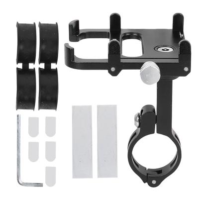 PLUS 6 Fahrrad-Navigationshalterung Aluminiumlegierung 360 Grad Drehung Motorrad Handyhalterung