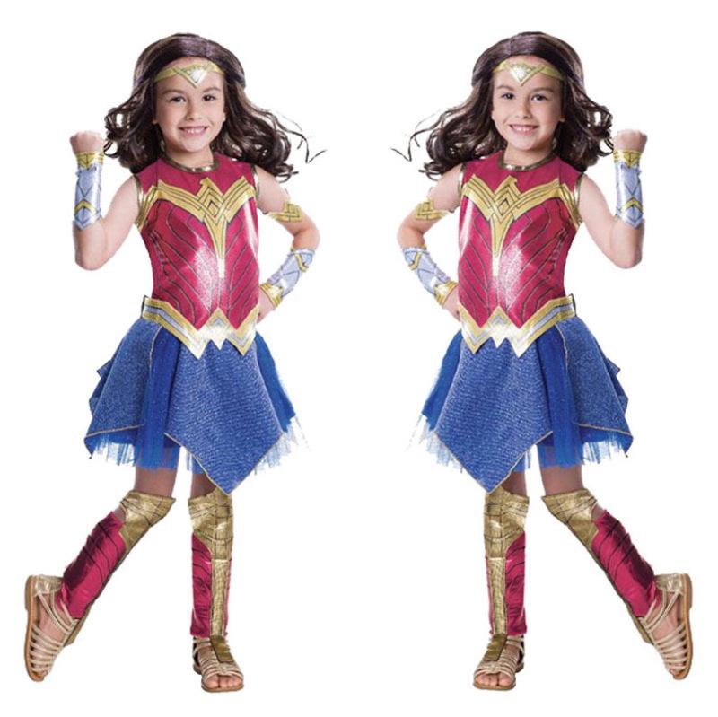 Wonder Woman Kids Halloween Cosplay Costume
