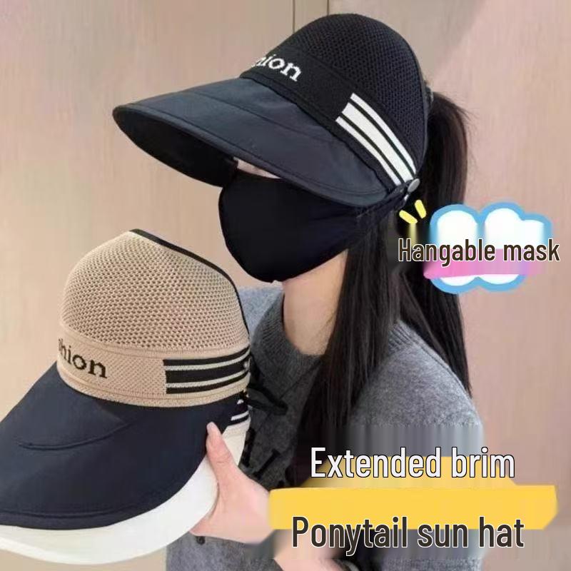 2025 UV Protection Breathable Sun Hat with Face Shield