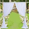 Wedding Silk Gauze Curtain Backdrop – Stage Decoration Prop
