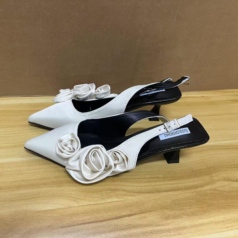 Women's Pumps Elegant Womens Shoes Pointed Toe Fashion Party Shoes Summer Comfortable Women Sandals Luxury Sandalias De Mujer