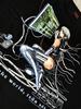 [USED] serial experiments lain T-shirt black XL Sorayama