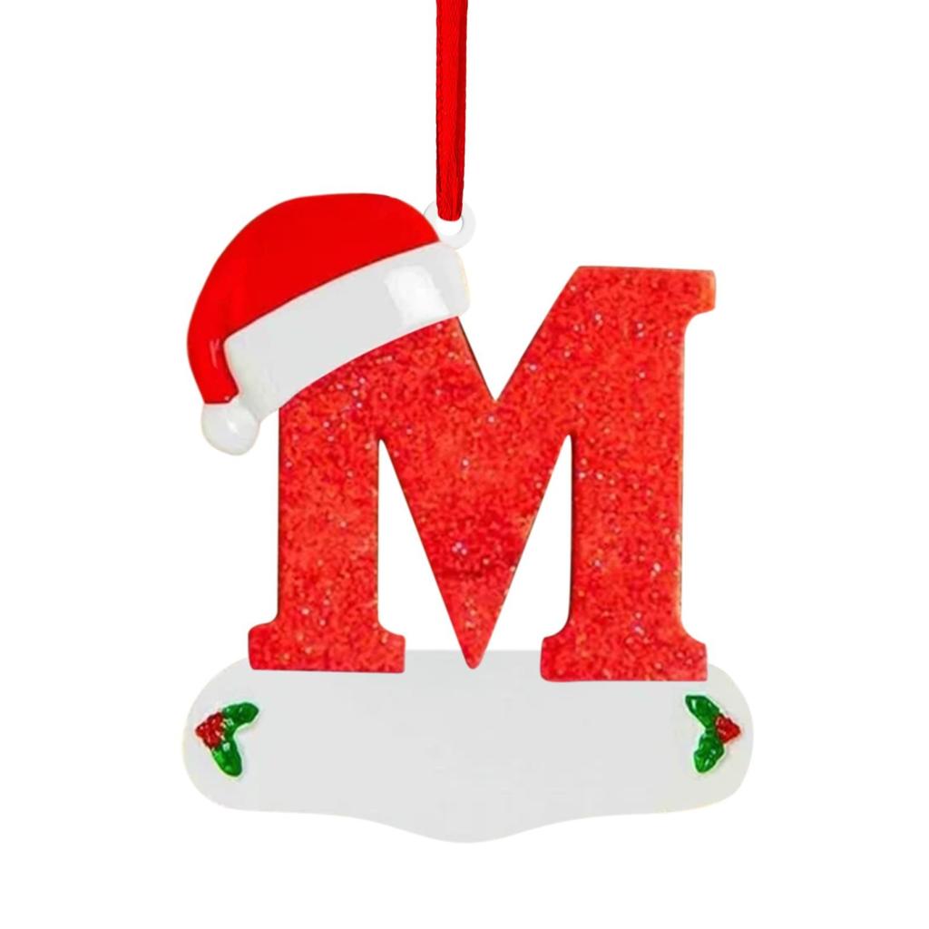 Merry Christmas Decoration Pendant English Alphabet Cristmas Tree Ornaments for Home Decor  Navidad New Year 2026 Gift Accessory
