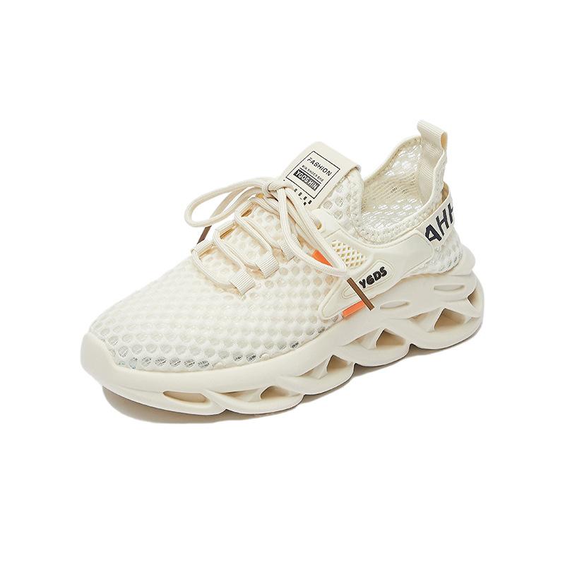 New Summer Flying Woven Shoes Korean Sports Women's Mesh Breathable Student Casual Shoes Flat Running