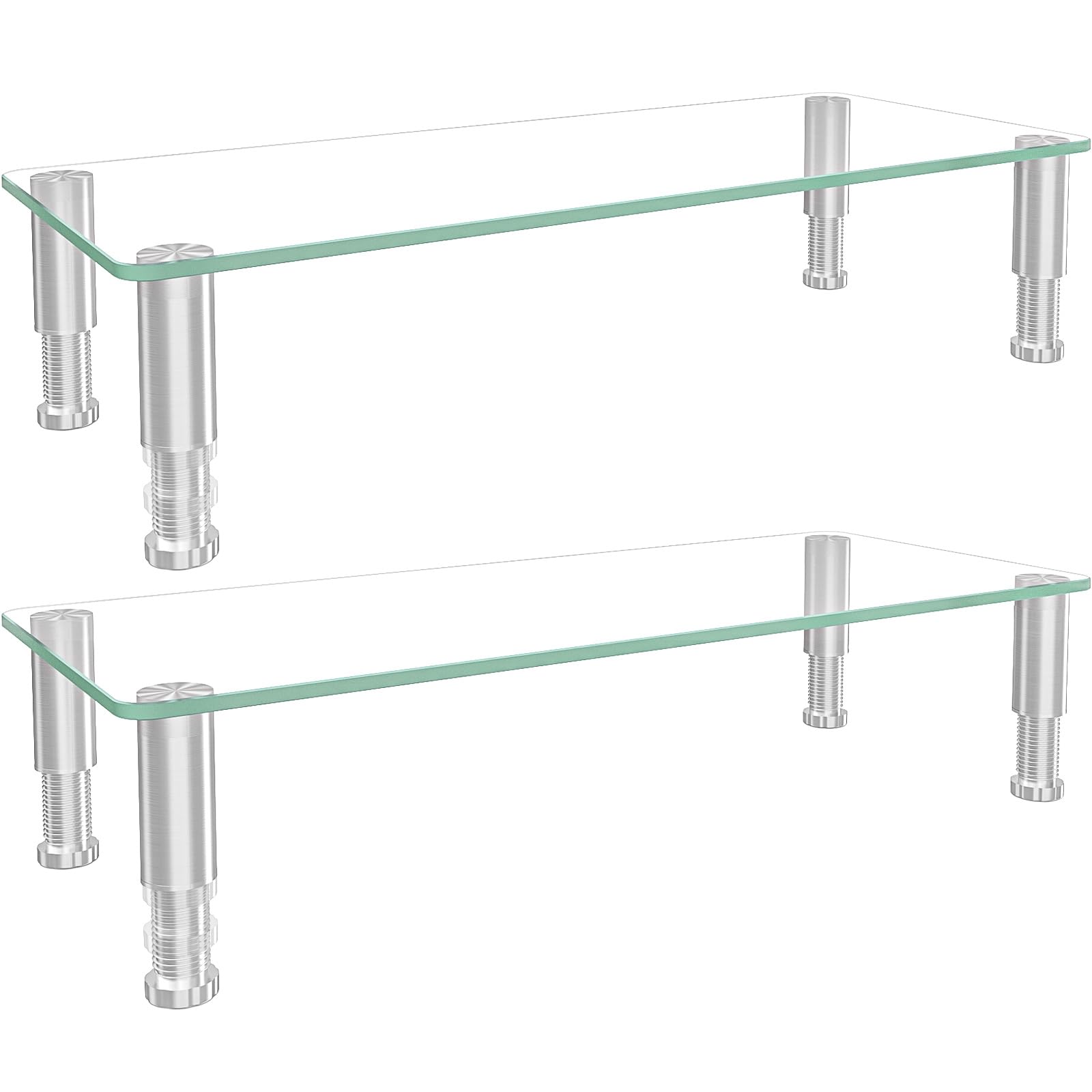 

Регулируемая по высоте подставка для монитора компьютера, мультимедийная настольная подставка для плоскопанельного ЖК-телевизора LED, для одного ноутбука/ноутбука/Xbox (HD01T-201) белый